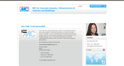 Desktop Screenshot of mc-bauchemie.ae