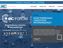 Tablet Screenshot of mc-bauchemie.com.br